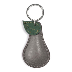 Leather Pear Key Ring