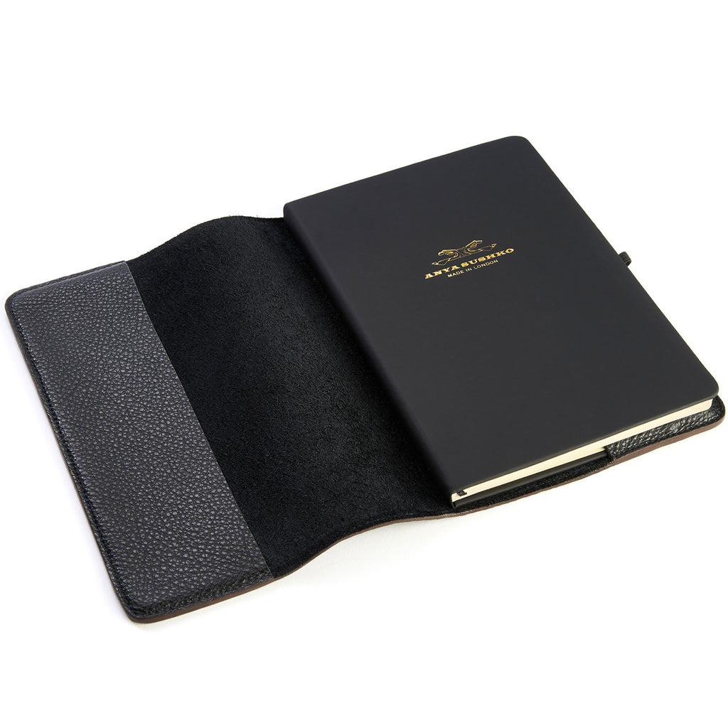 Open A5 Refillable Leather Journal