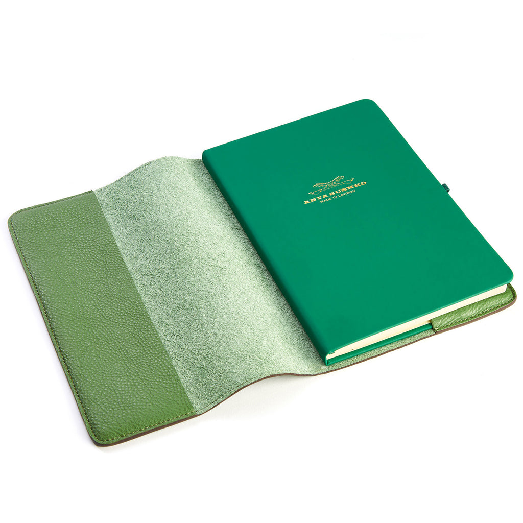 Open A5 Refillable Leather Journal