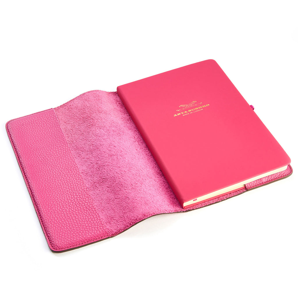 Open A5 Refillable Leather Journal